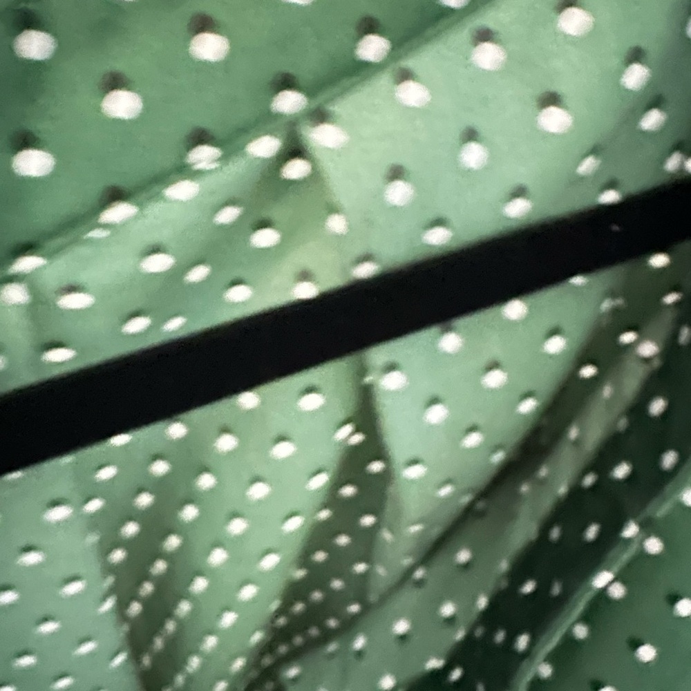 Who What Wear Green Patterned Dot Button Up Maxi Skirt size 16 - Picture 4 of 7
